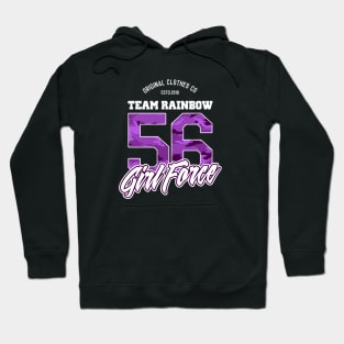 LGBT Team Rainbow 56 Girl force Hoodie